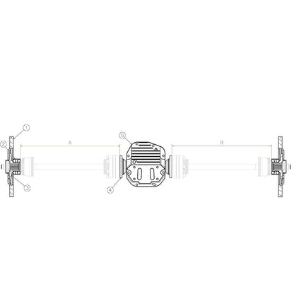 Toyota Supra A90 Rear Axle Halfshafts Kit